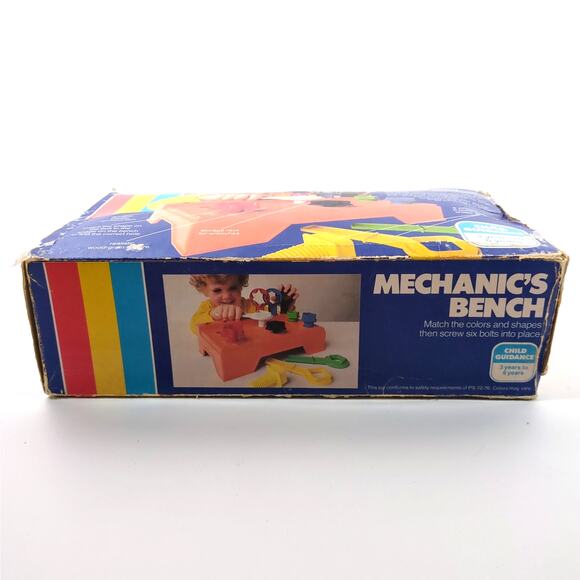 Vintage 1980 Gabriel Childs Mechanic's Bench Play Set Ages 3-6 Complete in Box - Picture 4 of 7